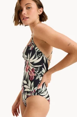 One Pieces^Roxy Wind Swept Floral Beach Classics One Piece BLACK