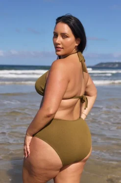 Bikini Tops^Capriosca Zanzibar Tri Khaki