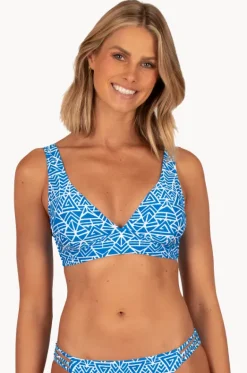 Bikini Tops^Baku Zazu C/DD Cup Longline Bra Turquoise